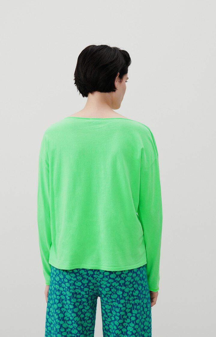 T-shirt femme Aksun - VERT FLUO 53 Manches longues Vert - E24