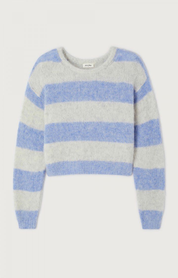 Women's jumper Niby - FROSTED STRIPES - Blue - Gris