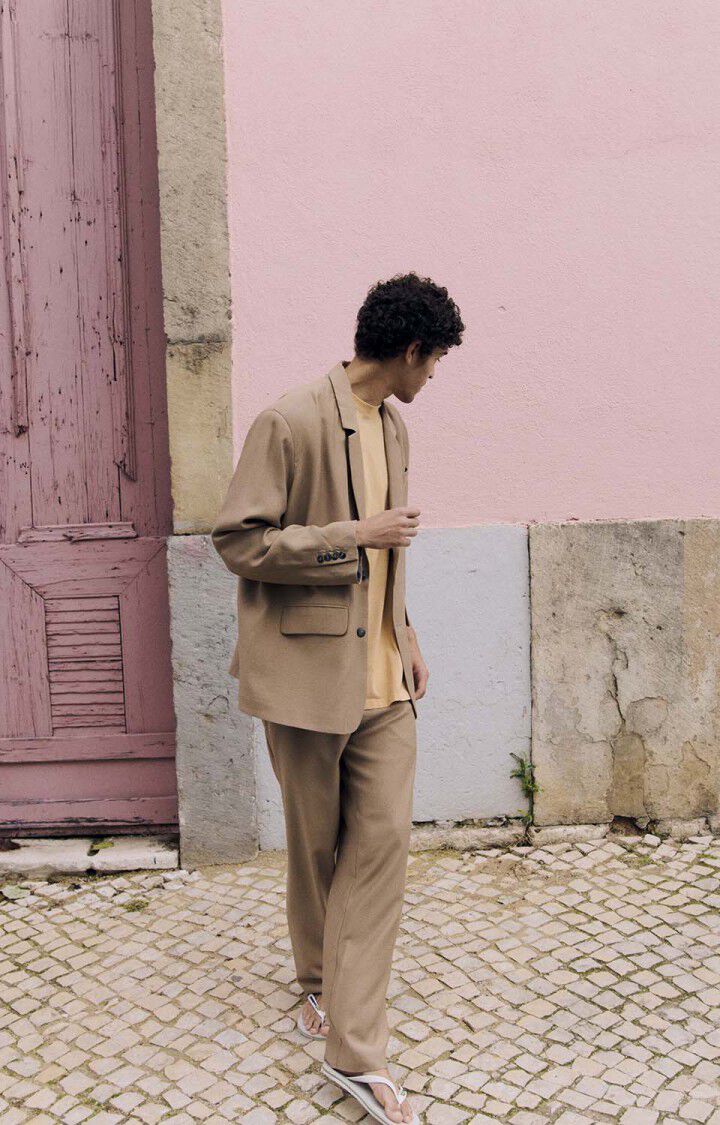 Men's blazer Lanow - CEREAL - Brown - S