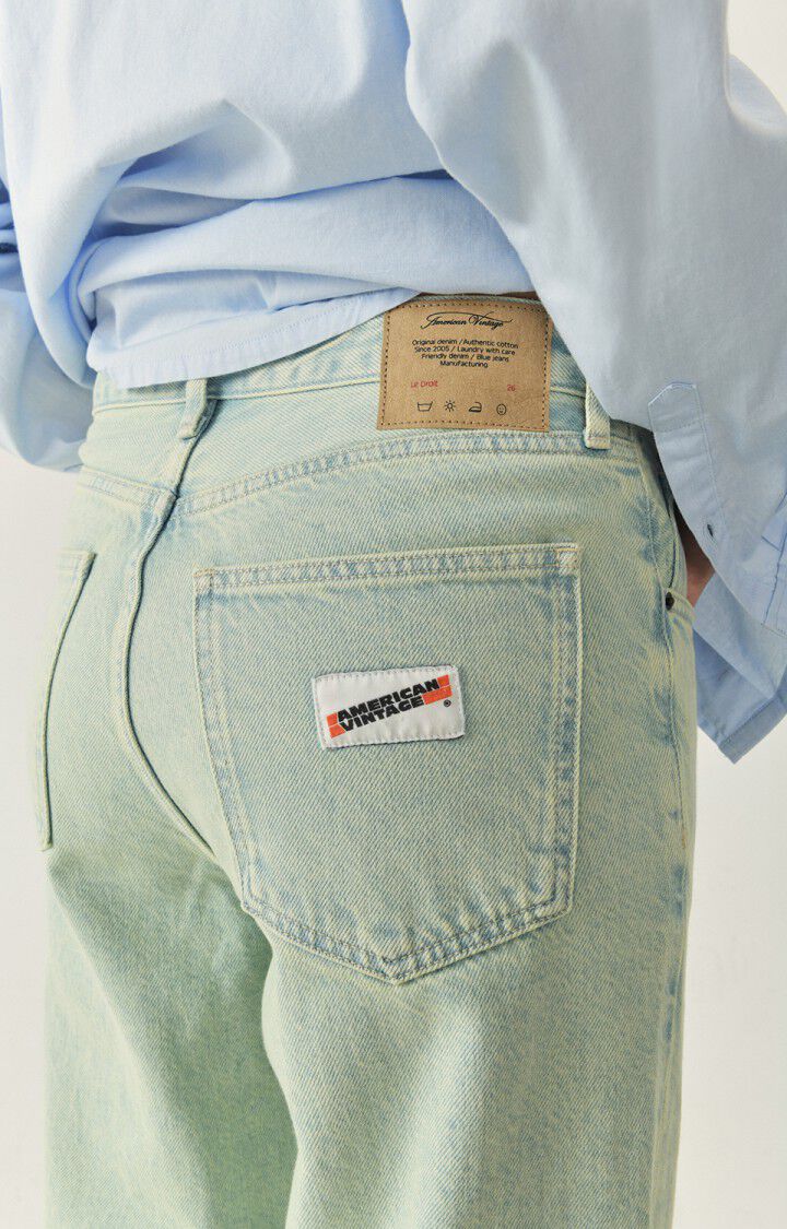 Women's straight leg jeans Joybird, SUR TEINTURE VERT, hi-res-model