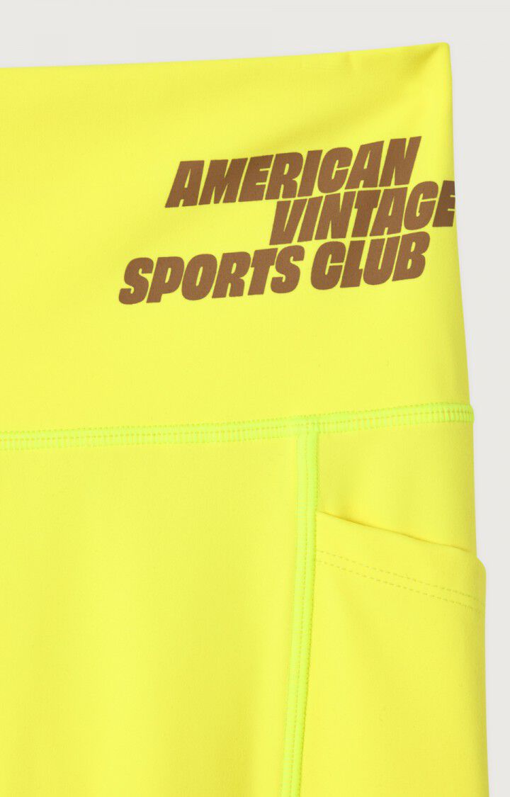 Women's shorts Usuway - AMV SPORTS CLUB, NEON YELLOW, hi-res