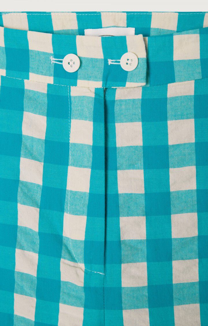 Damenhose Naroz - AQUATISCHES VICHY - Blau - Blanc - S