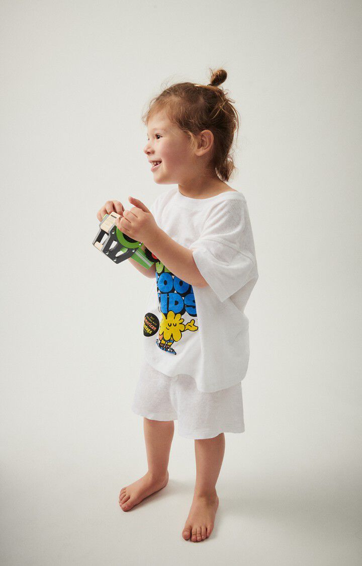 Kids' shorts Pobsbury, WHITE, hi-res-model