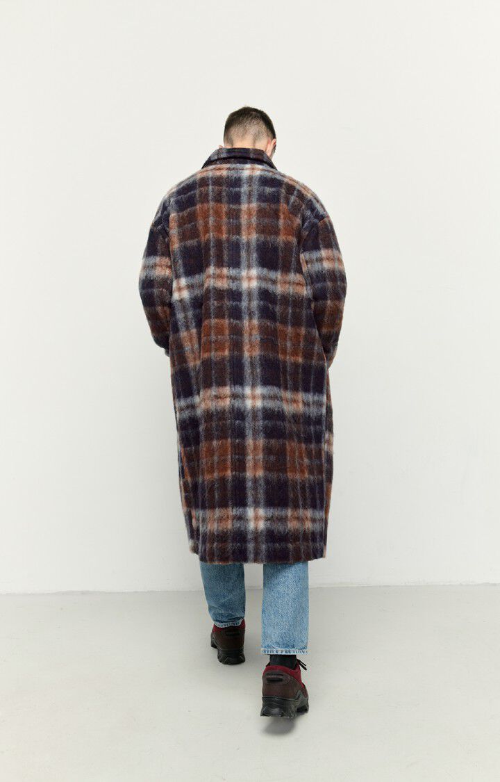 Men's coat Geomark, NAVY TARTAN, hi-res-model