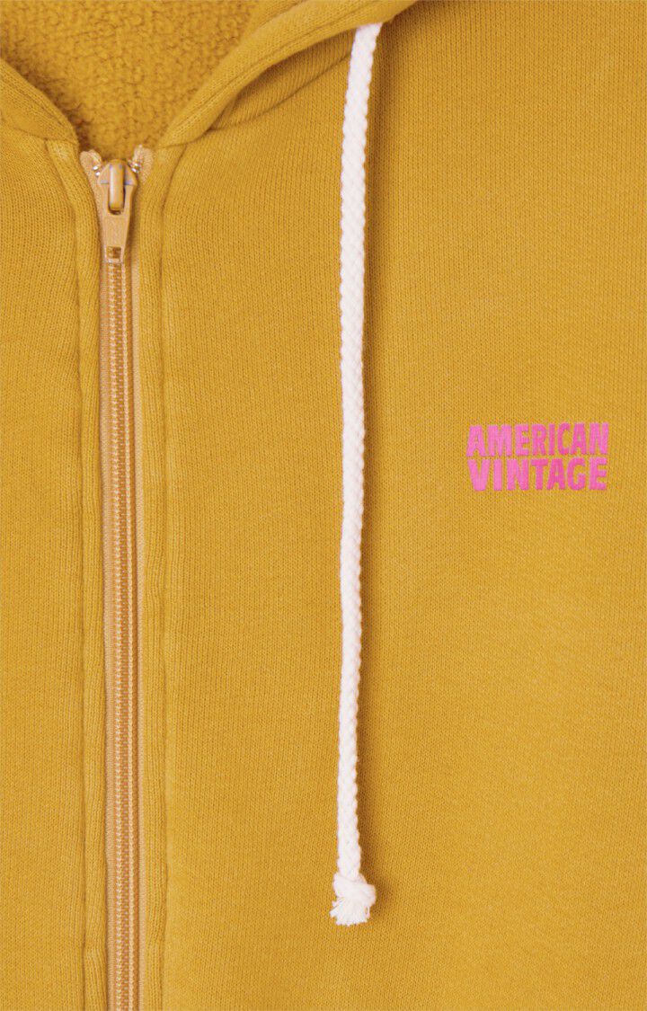 Women's hoodie Izubird - VINTAGE BRONZE - Yellow - XS-S