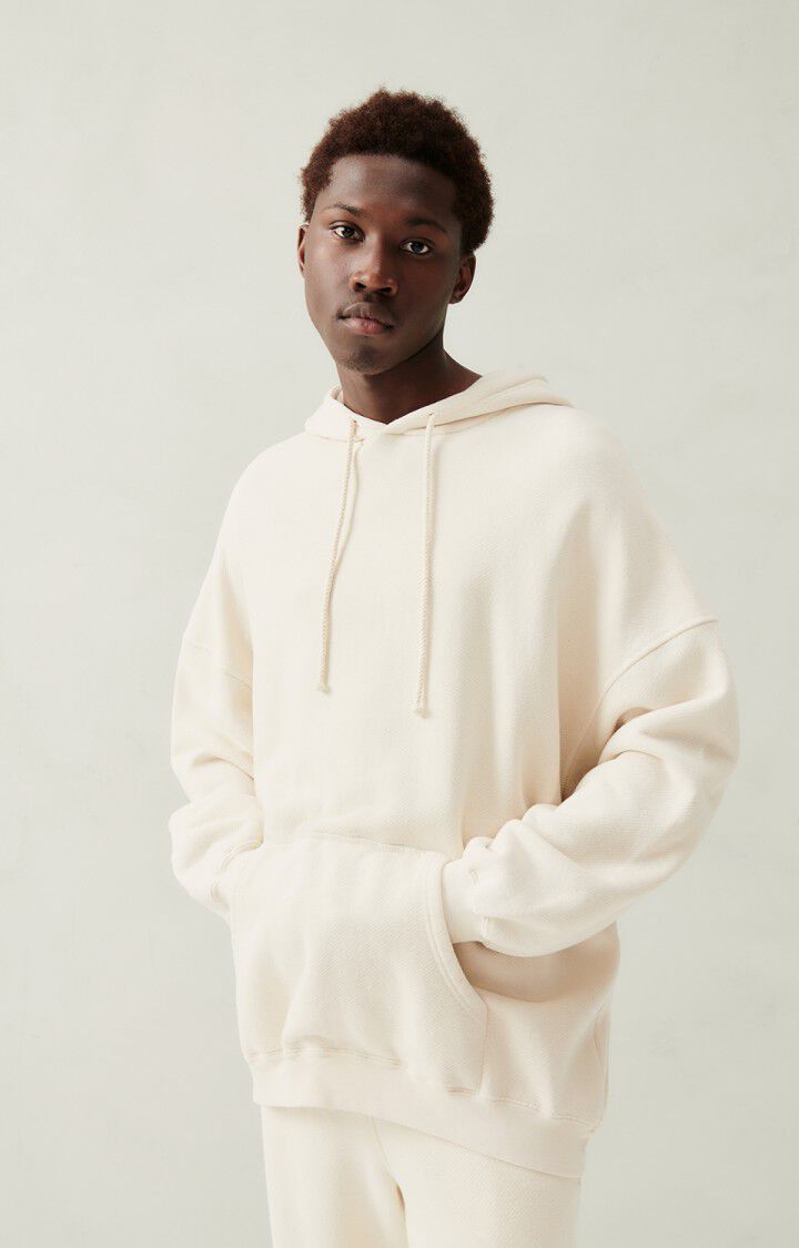 Men's hoodie Xybay, ECRU, hi-res-model