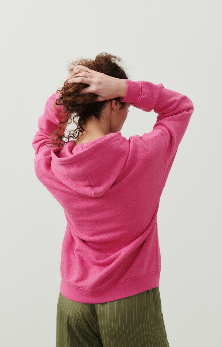 Damensweatshirt Doven, ÜBERFäRBTES FUCHSIA, hi-res-model
