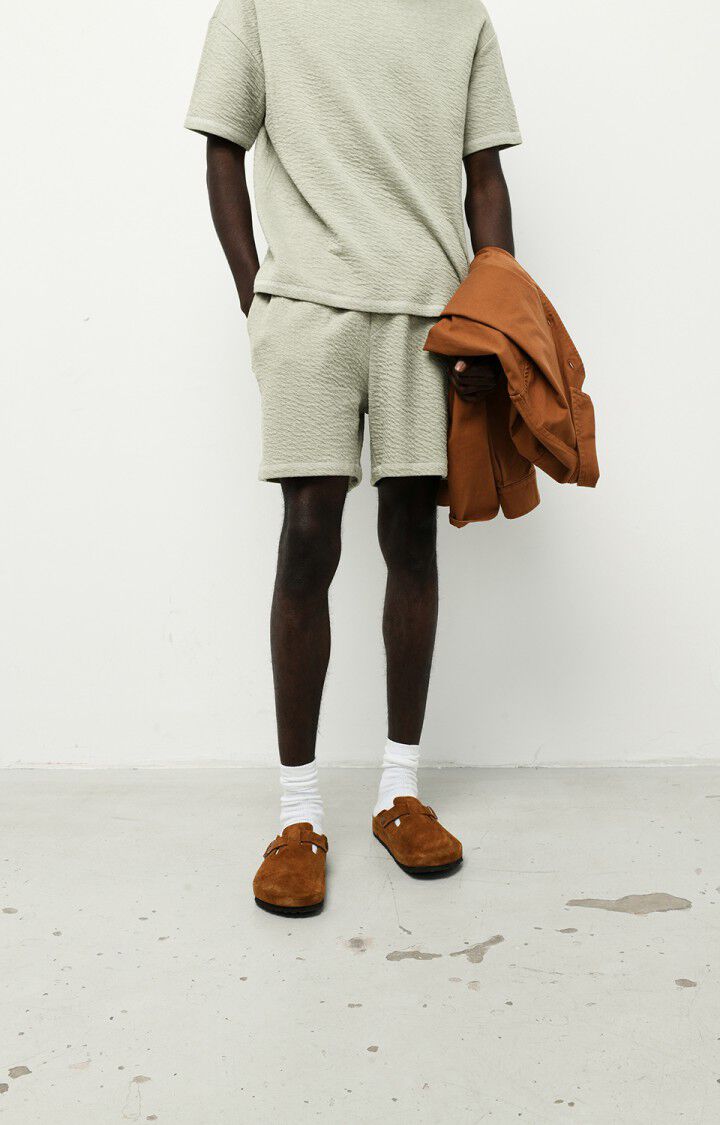 Men's shorts Didow, SAGE MELANGE, hi-res-model