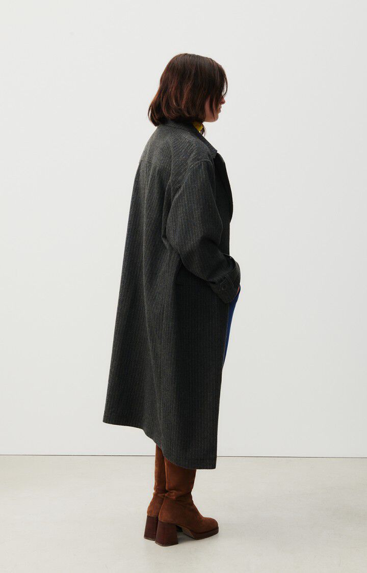 Manteau femme Dopabay, RAYURES GRISES ET BLEUES, hi-res-model