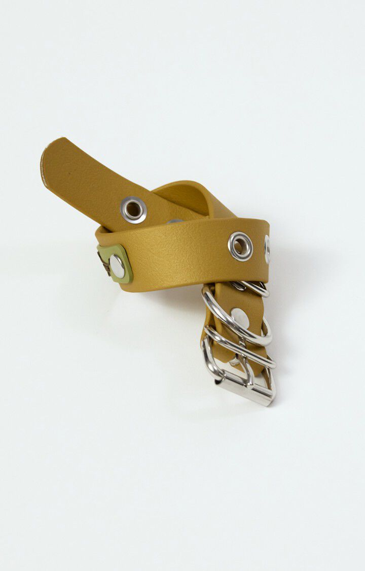 AMV DOGS dog collar - OCHER - Yellow - S