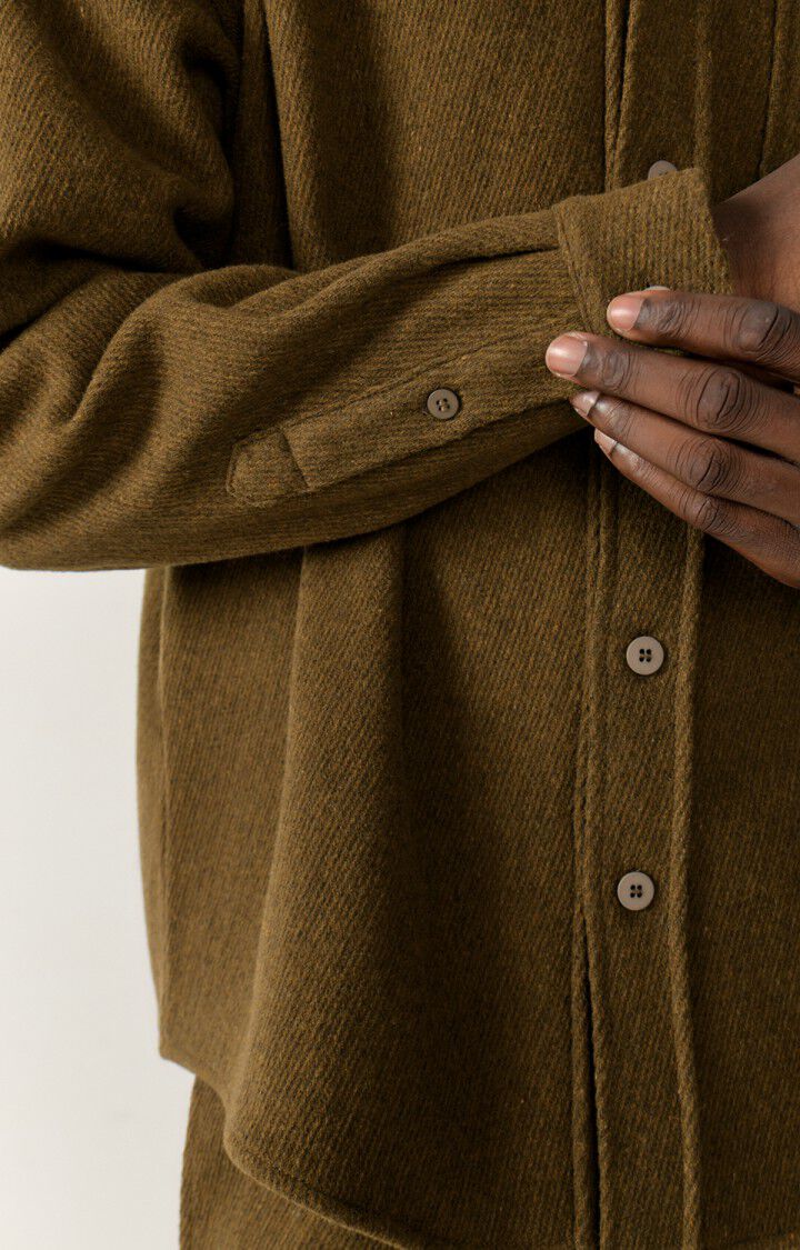 Men's shirt Pylow - BOTTLE MELANGE - Brown - S