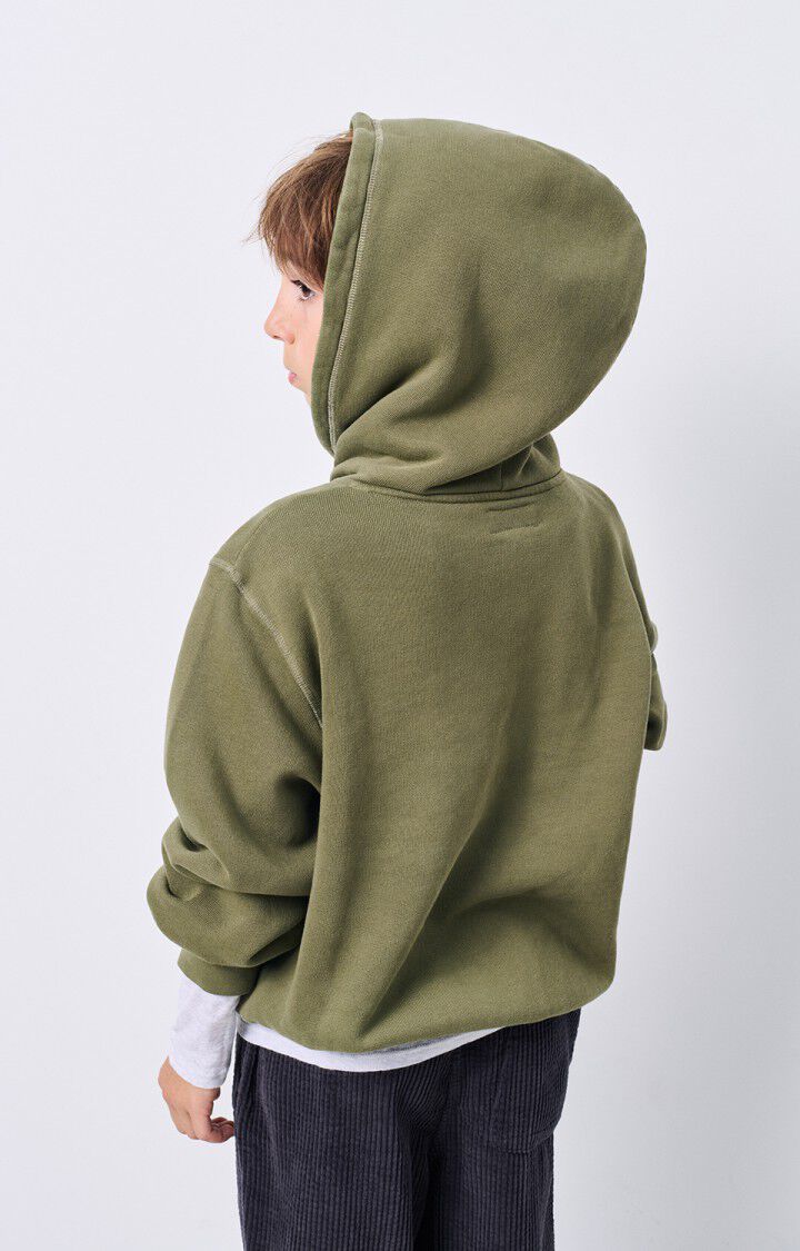 Sudadera con capucha ni&ntilde;os Izubird - CAQUI VINTAGE - Verde - 3