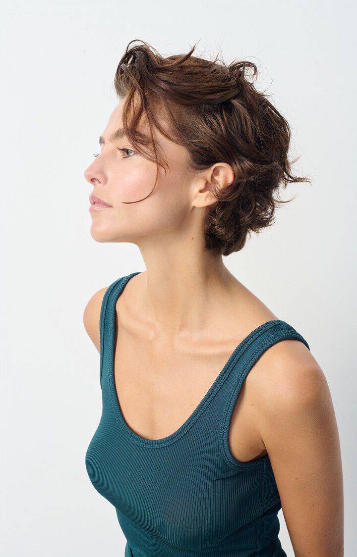 D&eacute;bardeur femme Azyro, PETROLE, hi-res-model