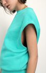 Women's sweatshirt Zutabay, TURQUOISE, hi-res-model