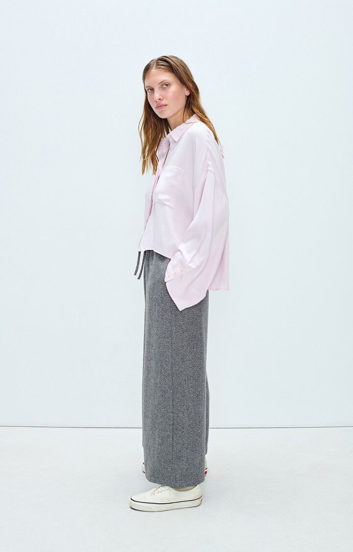 Women's trousers Pufrow, SMOKE MELANGE, hi-res-model