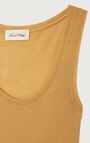 Women's tank top Massachusetts - CURRY BLACK MELANGE - Orange - S