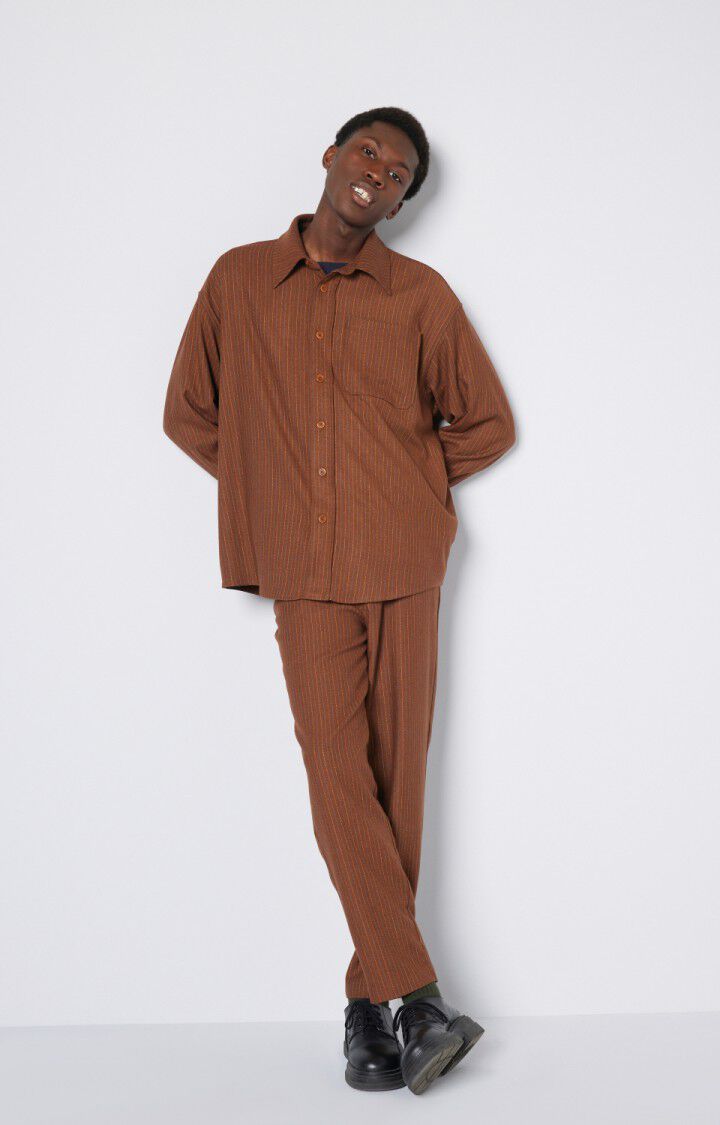 Men's shirt Jossybay, BROWN STRIPES, hi-res-model