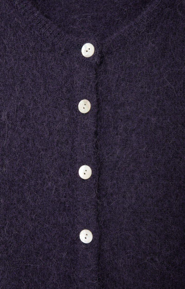 Women's cardigan Vitow, ABYSS BLACK MELANGE, hi-res