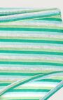 Women's panties Massachusetts - GREEN STRIPES - Green - Blanc - S
