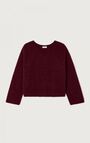 Women's sweater Vitow - DARK RED MELANGE - Red - S