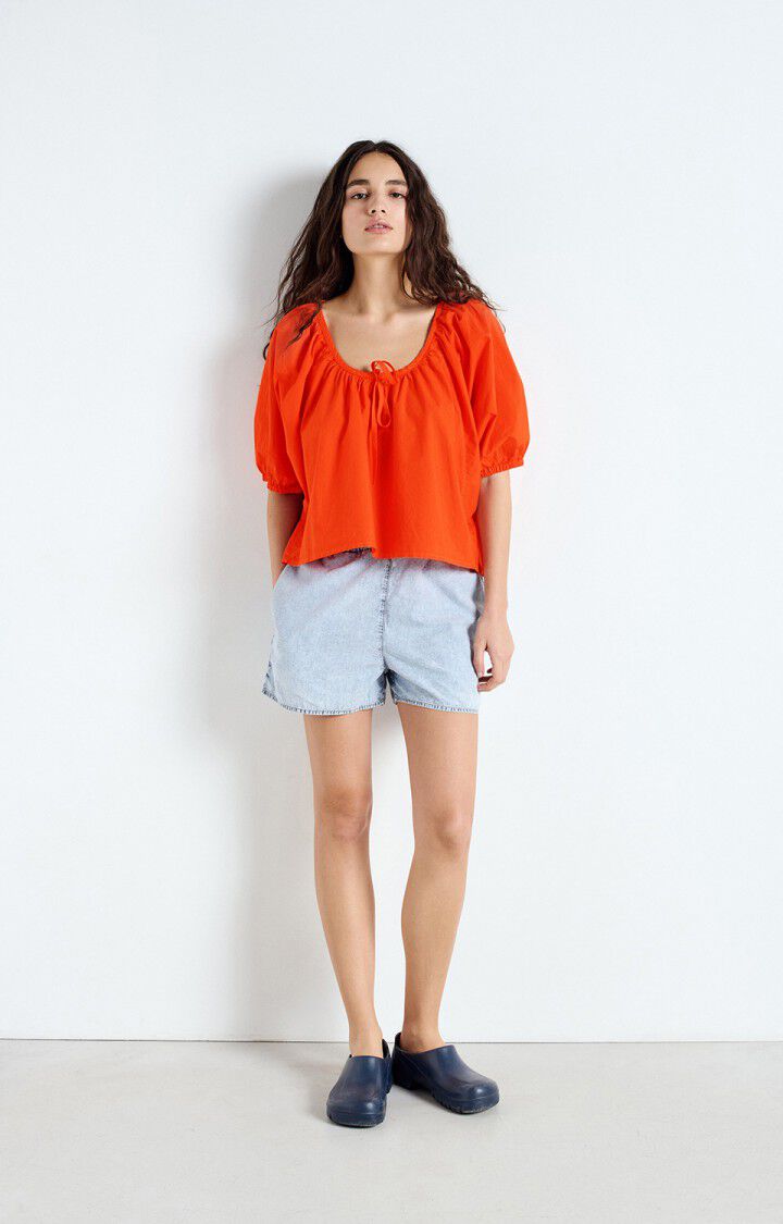 Women's shorts Paybou, BLUE SNOW, hi-res-model