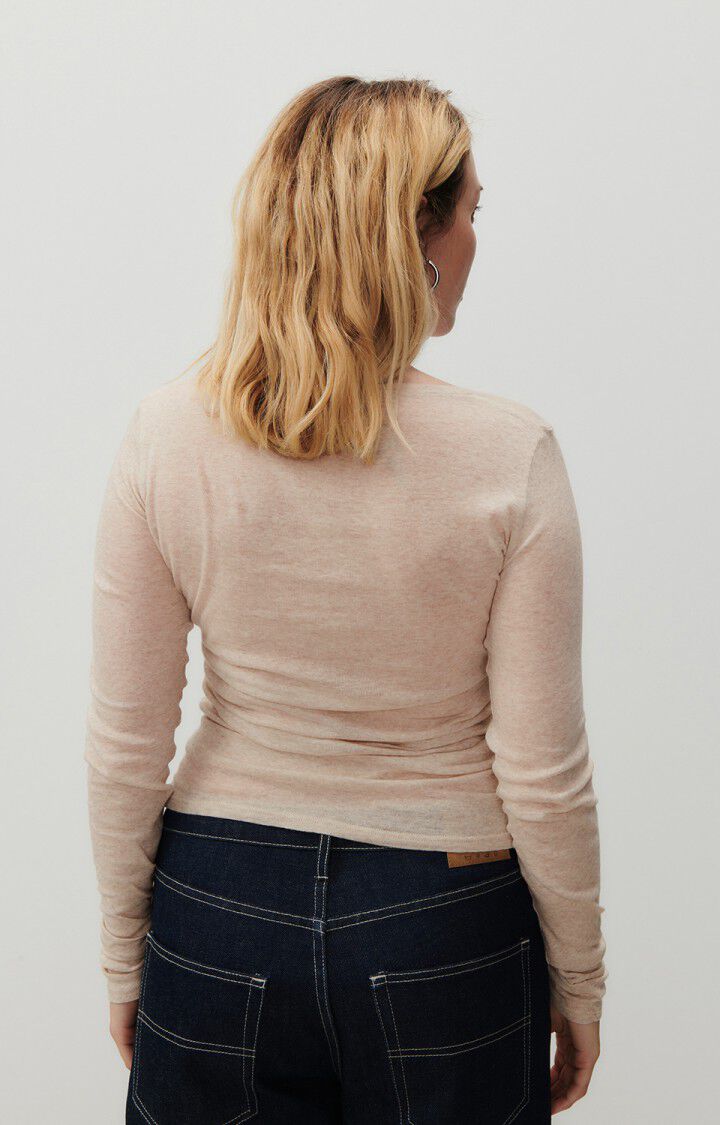 Women's t-shirt Massachusetts, MELANGE CREAM, hi-res-model