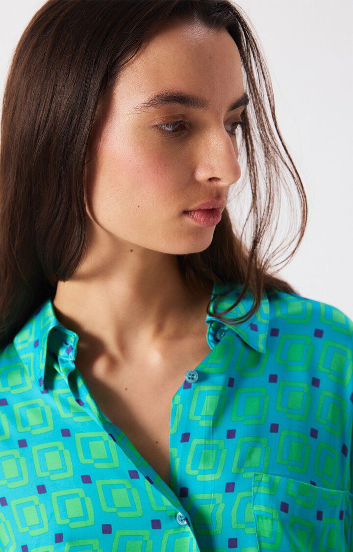 Women's Shirt Bovalow - HELGA - Blue - Vert - TU