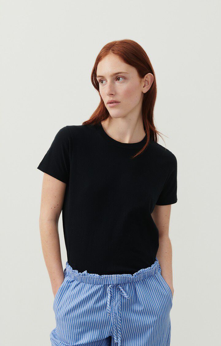 Damen-T-Shirt Gamipy, SCHWARZ, hi-res-model
