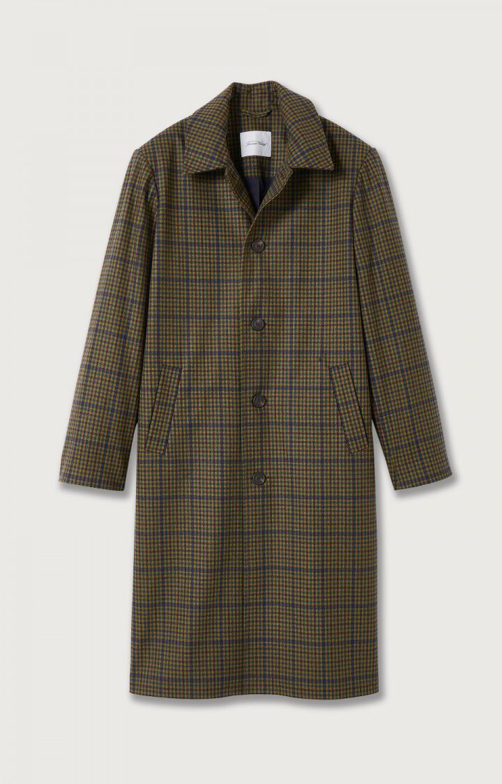Men's coat Nelabird, BROWN TARTAN, hi-res