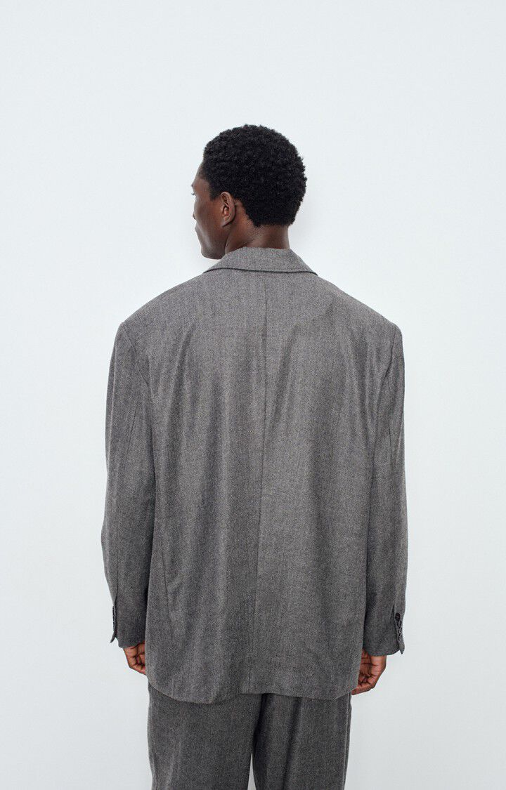 Men's blazer Wobby, MELANGE CHARCOAL, hi-res-model