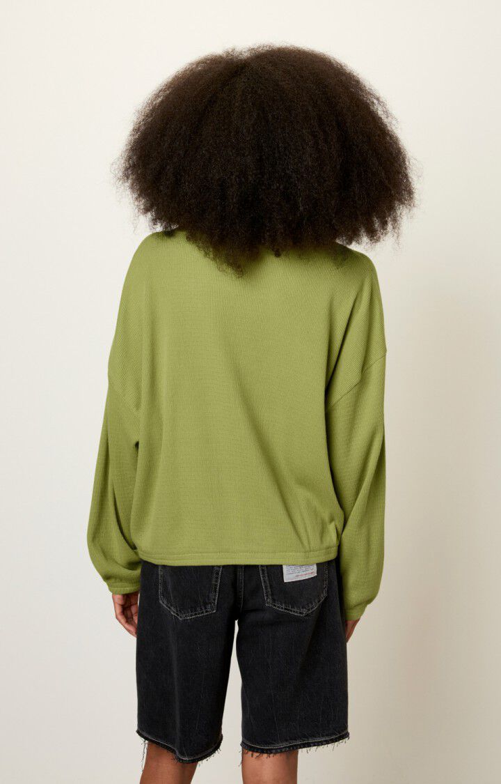 Damessweater Luto - LEGUAAN - Groen - S