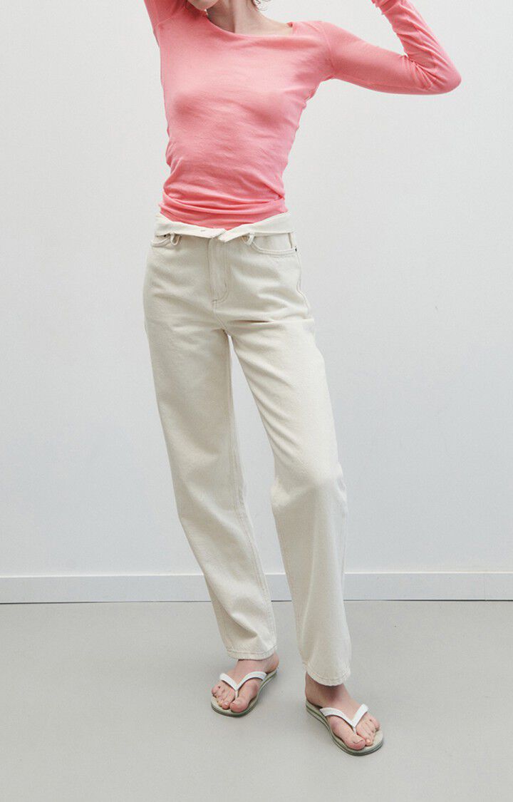 Damen-T-Shirt Massachusetts - FLAMINGO VINTAGE - Rosa - S