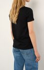 Women's t-shirt Fizvalley, BLACK, hi-res-model