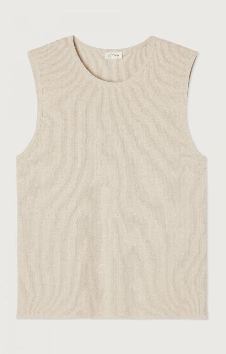 Men's tank top Dozborow - MELANGE ECRU - Beige