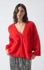 Women's cardigan Damsville, STRAWBERRY, hi-res-model