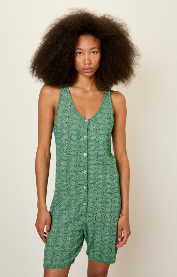 Women's jumpsuit Uzybird - BONZAI MELANGE - Green