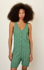Women's jumpsuit Uzybird - BONZAI MELANGE - Green - XS-S