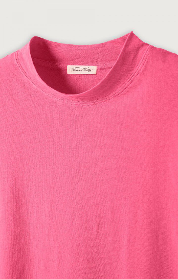 Damen-t-shirt Aksun - NEONPINK 17 Kurze Ärmel Rosa - H22 | American Vintage