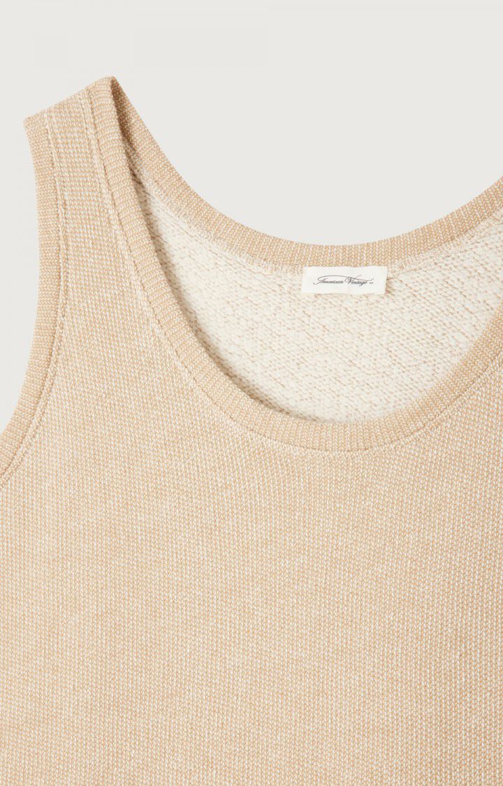 Women's tank top Edalove - MELANGE BEIGE - Beige - S