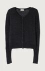 Women's cardigan Zakday - MELANGE CHARCOAL - Grey - S