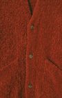 Men's cardigan Zolly - BRICK MELANGE - Red - S-M