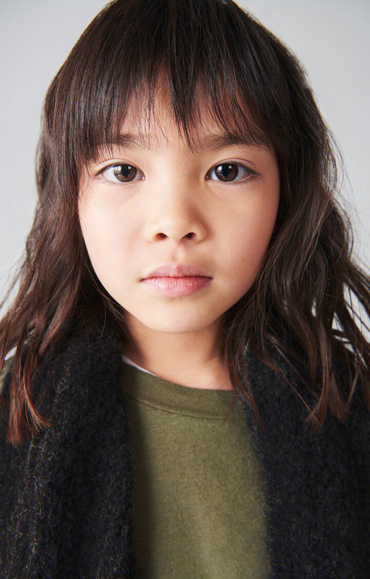 Kid's scarf East, MELANGE CHARCOAL, hi-res-model