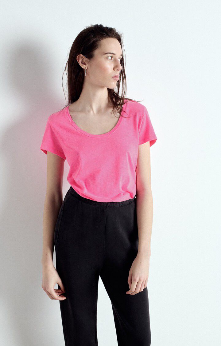 Women's t-shirt Jacksonville - FLUO PINK - Pink