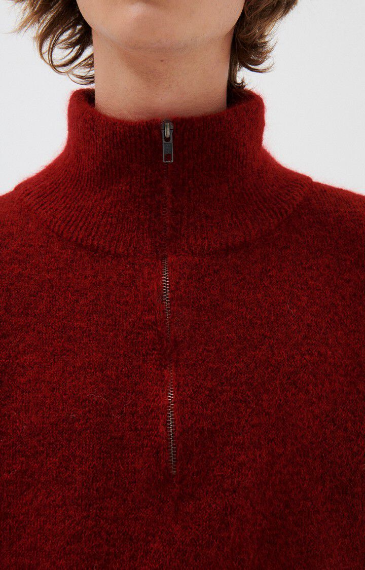 Men's jumper Zabidoo, RED MELANGE, hi-res-model