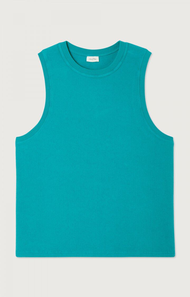 Women's tank top Rullow - DUCK GREEN - Blue