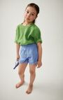 Kid's shorts Zatybay, AQUA STRIPES, hi-res-model