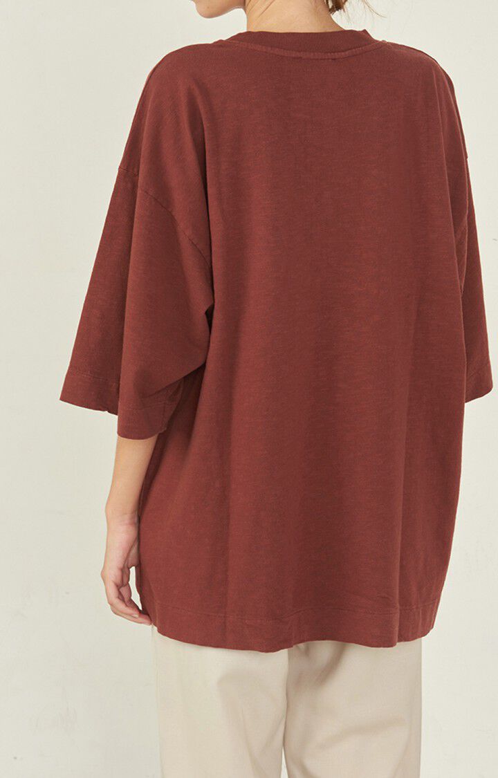 Women's t-shirt Laweville - VINTAGE DARK RED - Brown - TU