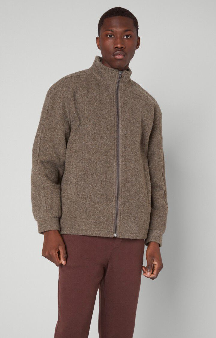 Men's jacket Retobeach, MELANGE NUTMEG, hi-res-model