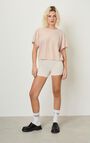 Women's t-shirt Ukoz - BABY DOLL MELANGE - Pink - XS-S