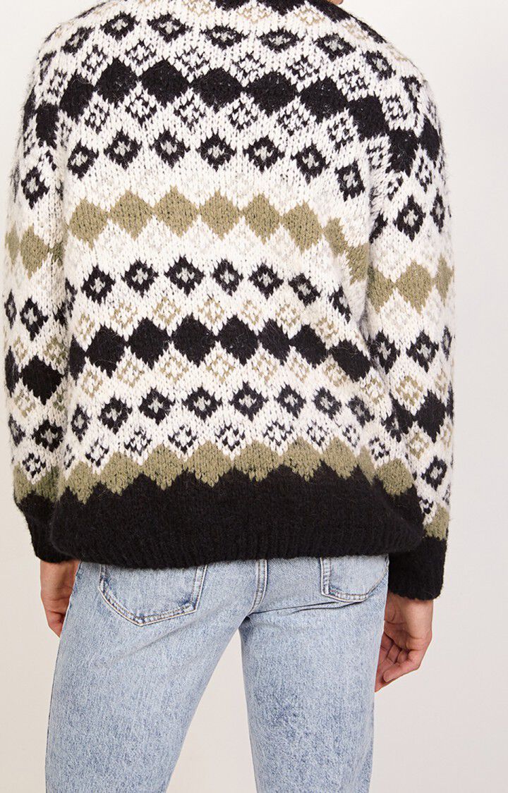Men's jumper Boolder - CAMEL JACQUARD - Beige - Noir - S-M